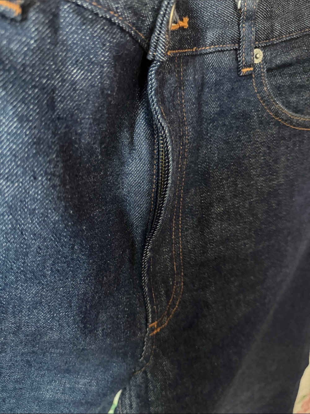 RARE A.P.C. Touitou Selvedge Dark Wash Men’s Jeans size 33 x 32 Denim Pants - Picture 6 of 7